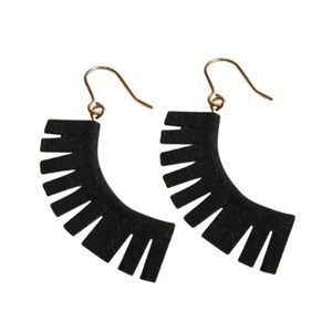 Suede Fringe Earrings